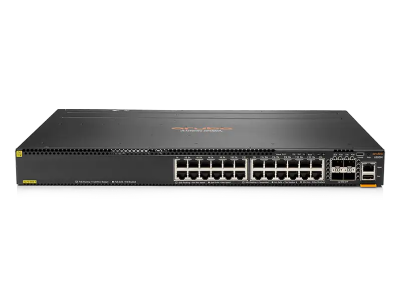 Aruba CX 6300 24G Class4 PoE 4SFP56 Switch