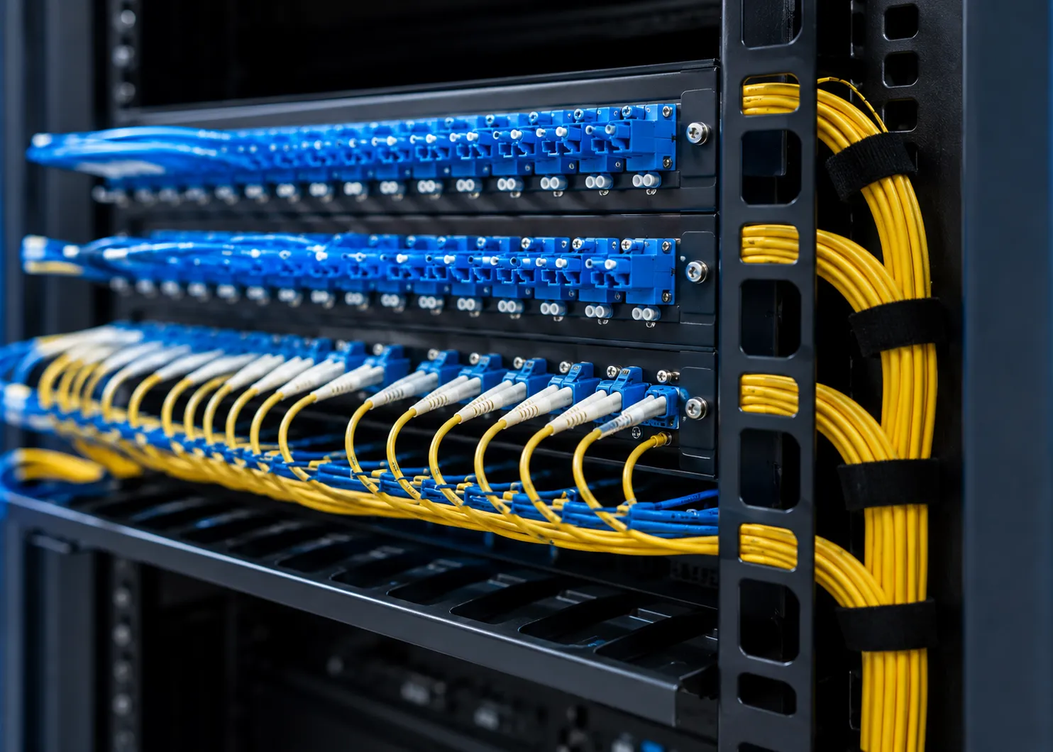 Structured cabling patch panel