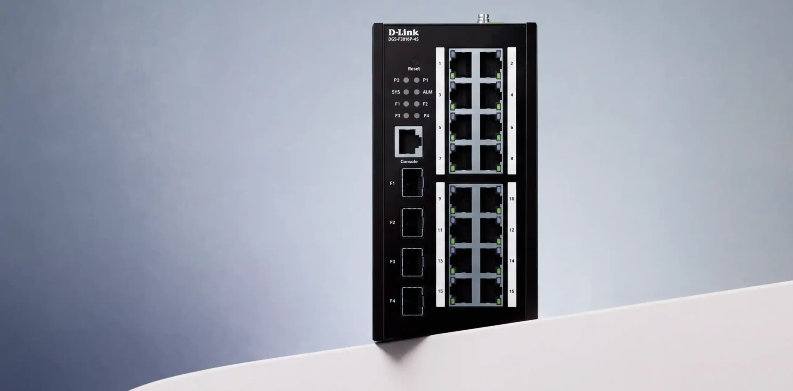 D-Link DGS-F3016P-4S 16-port Gigabit outdoor managed PoE switch