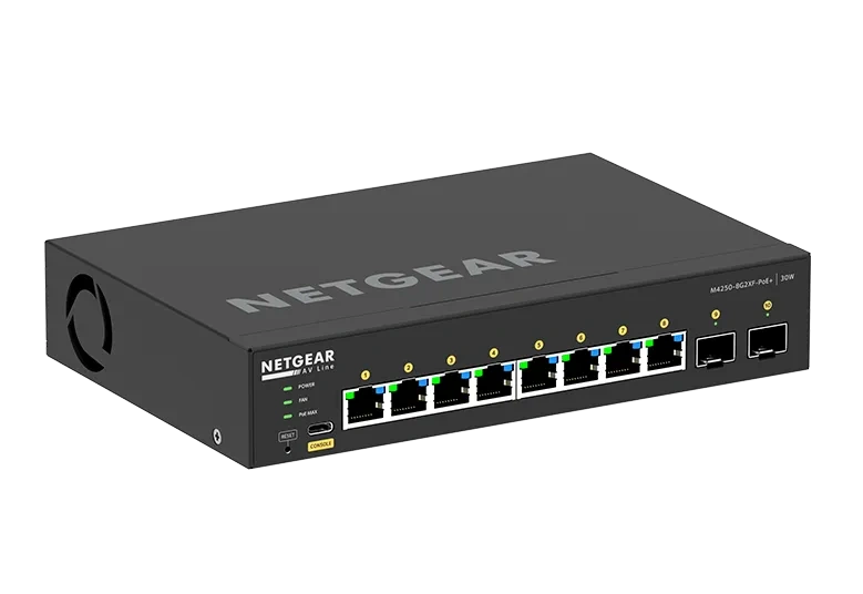NETGEAR GSM4210PX PoE+ switch product view