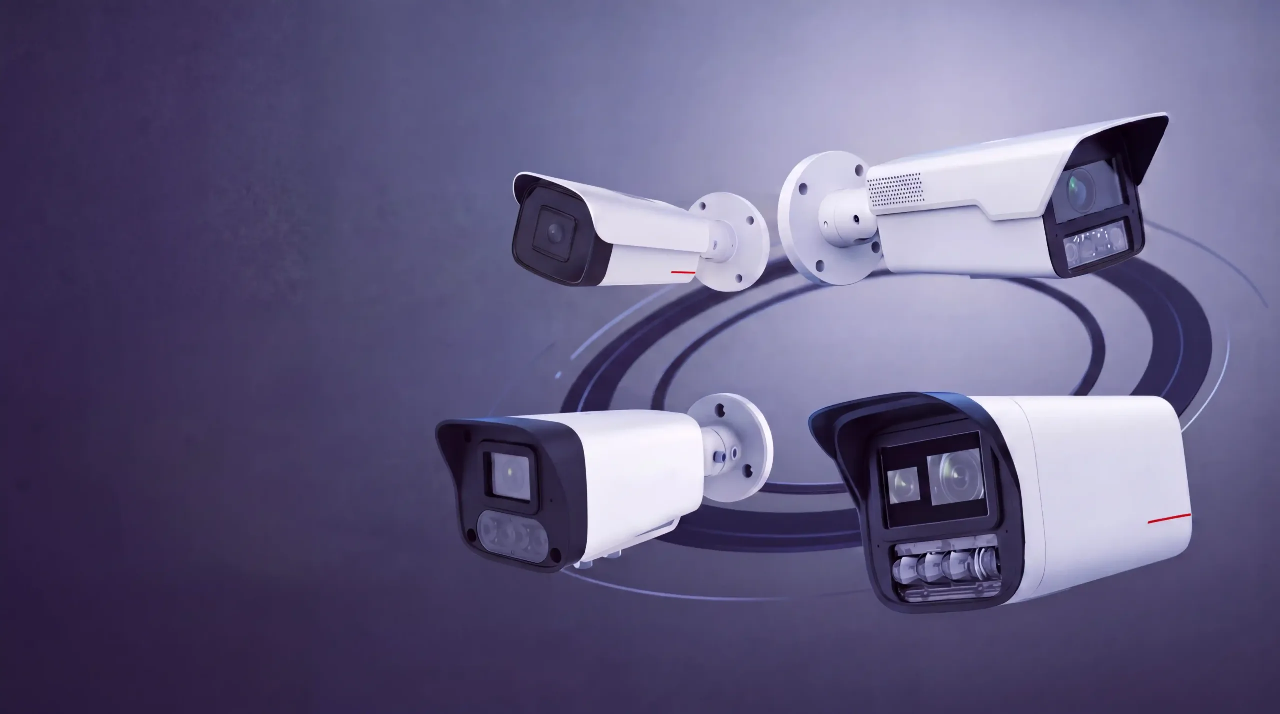 HOLOWITS AI bullet camera range for UAE outdoor security