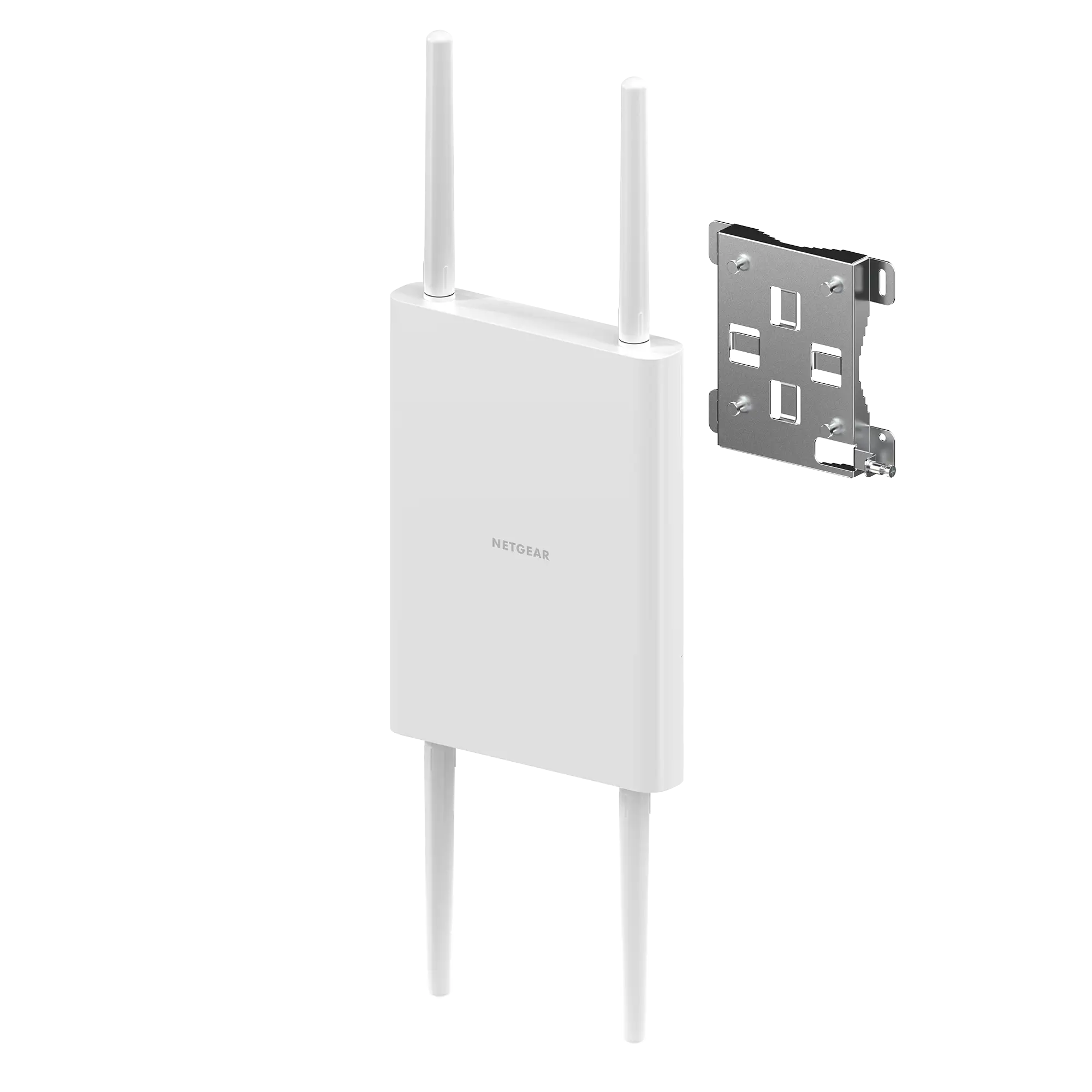 NETGEAR WBE700Y outdoor WiFi 7 access point, front installation view