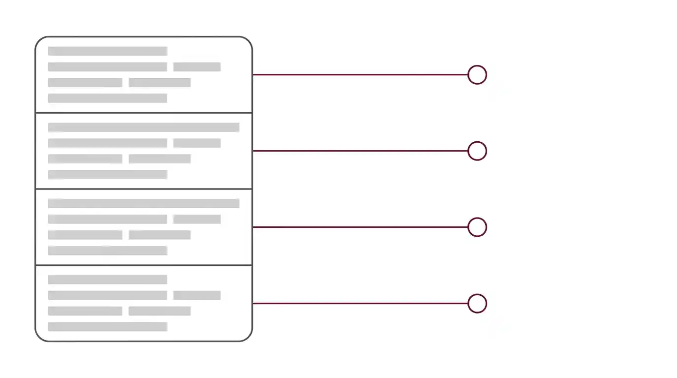 Annotated camera datasheet layout showing which specification fields to check for compliance