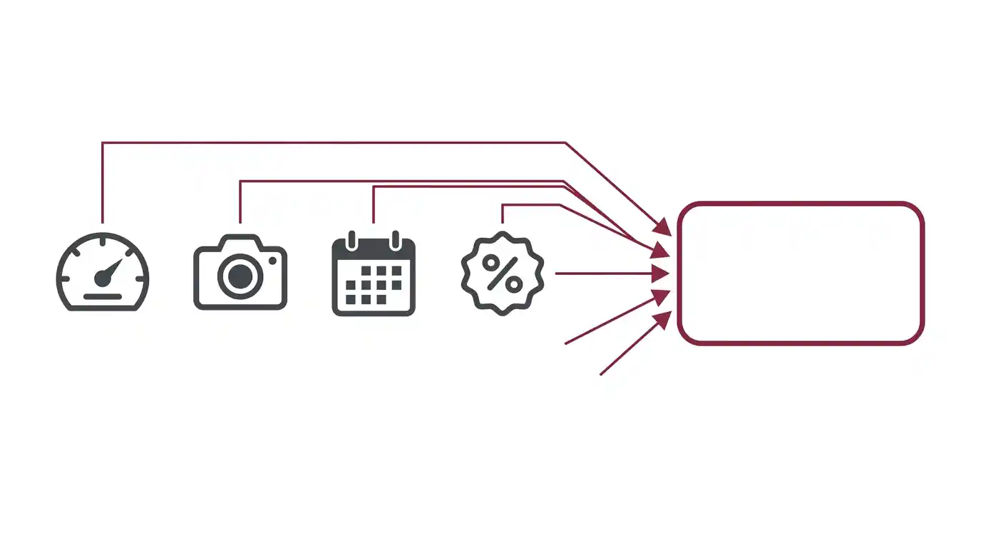 Diagram showing SIRA CCTV storage requirements calculation flow from bitrate to total capacity