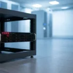 SIRA CCTV storage requirements — server rack and NVR storage array for surveillance recording