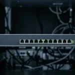 Firewall sizing — rack-mounted network security appliance with active interface ports