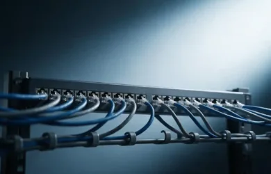 How long can an Ethernet cable be — structured cabling runs terminated into a patch panel